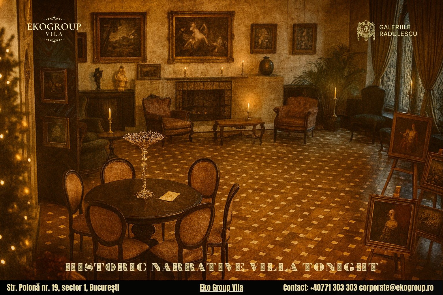 Povestea Crăciunului: Magia anilor ’30 la Eko Group Vila, între artă și istorie